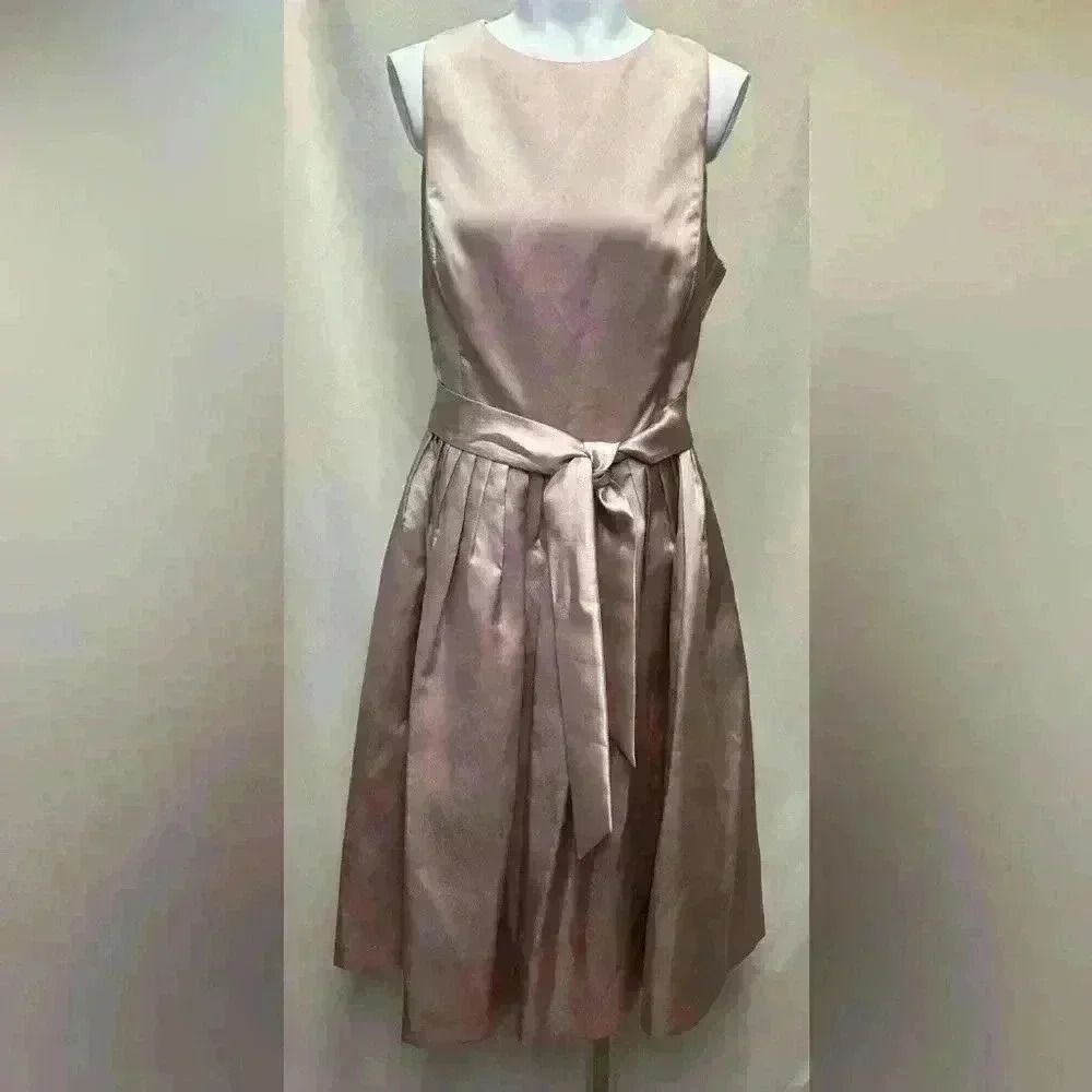 Isaac Mizrahi New York Mikado Satin Party Dress Size 14